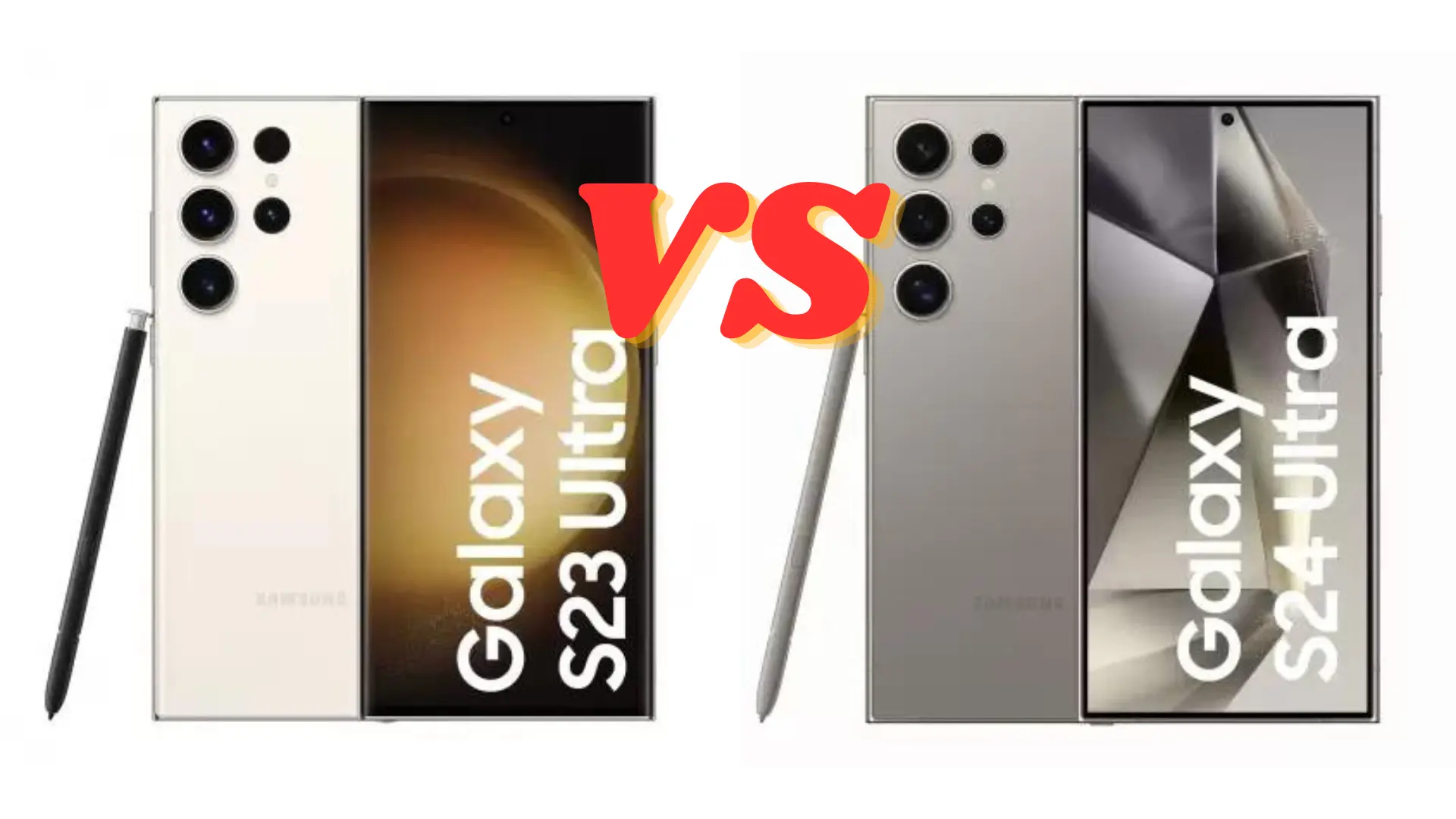 Samsung Galaxy S24 Ultra vs Galaxy S23 Ultra:
