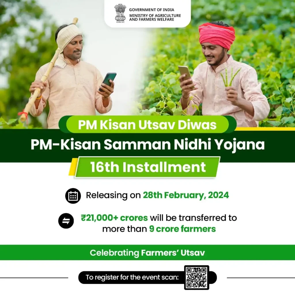 PM Kisan Samman Nidhi16 Installment: