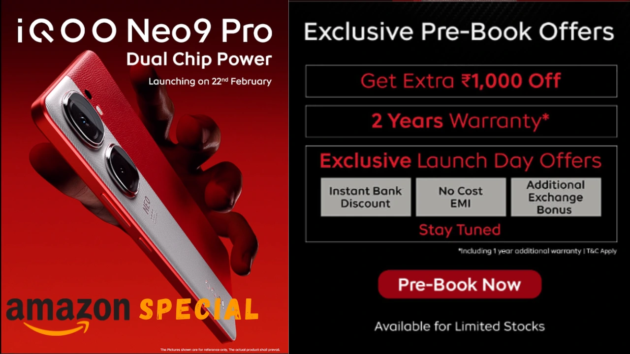 Pre-Booking Offers iQOO Neo 9 Pro